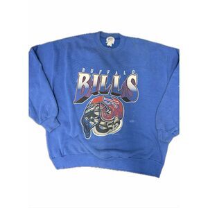 Locker Line Vintage 1995 Buffalo Bills Blue Sweatshirt Mens Size XXL